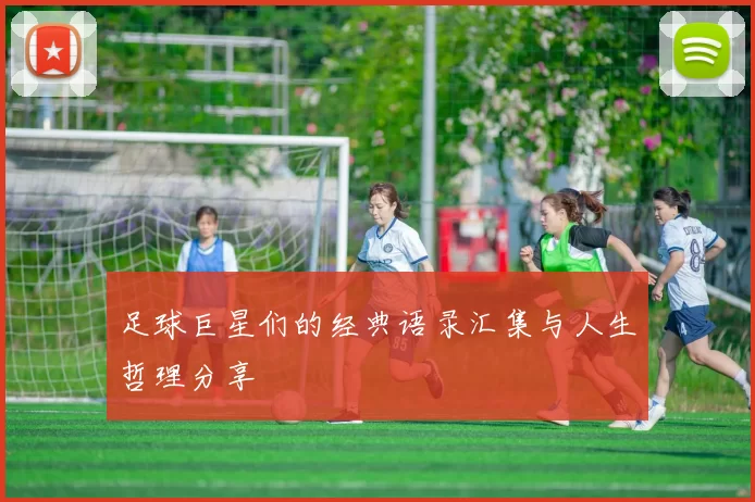 足球巨星们的经典语录汇集与人生哲理分享