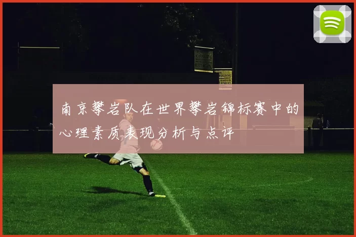 南京攀岩队在世界攀岩锦标赛中的心理素质表现分析与点评