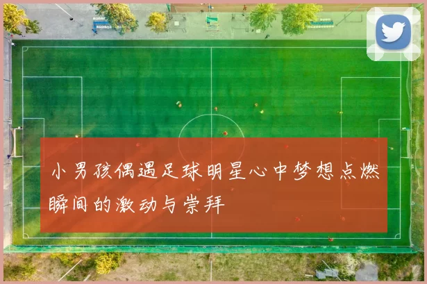 小男孩偶遇足球明星心中梦想点燃瞬间的激动与崇拜